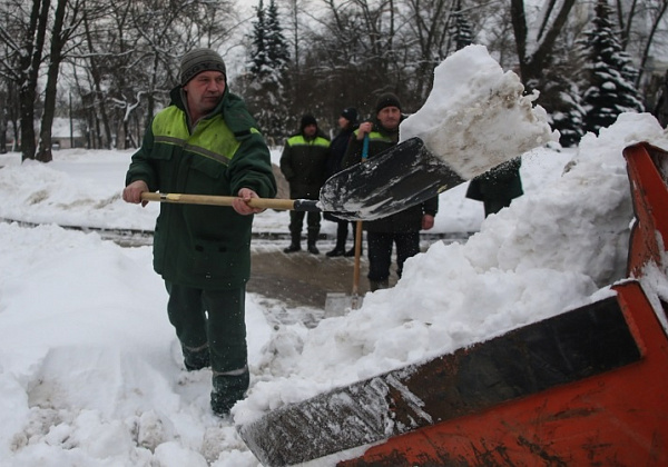 Снегопад в Гомельской области: для уборки дорог задействовали более 190 единиц техники