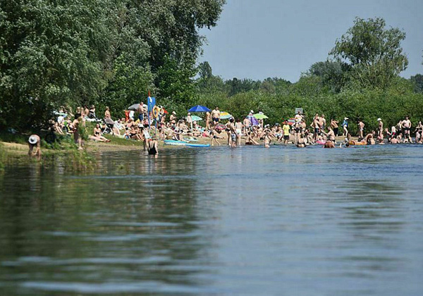 Места для купания в городе Гомеле 