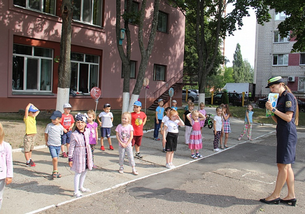 Сотрудники ГАИ провели профилактическое мероприятие в одном из детских садов Гомеля