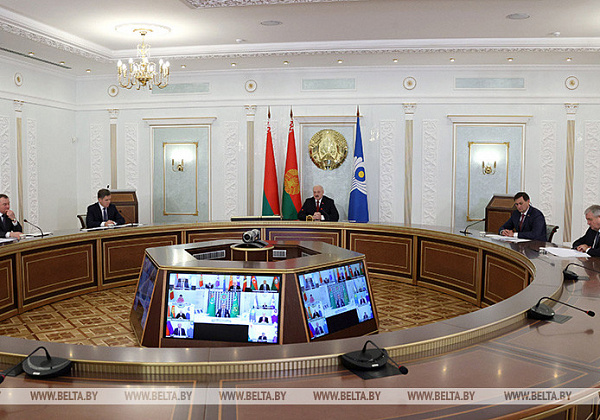 Lukashenko taking part in CIS online summit