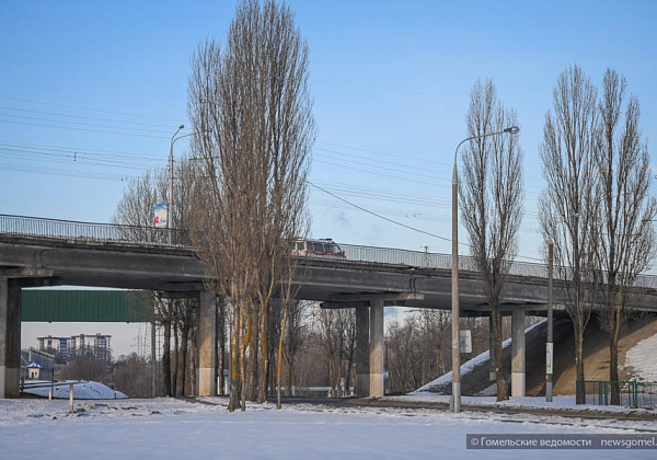 Новобелицкий путепровод в Гомеле в июне планируют закрыть на капремонт