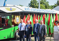 Сегодня состоялся запуск первого электробуса в Гомеле 