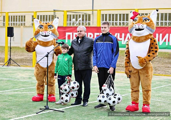 В Новобелицком районе открыли многофункциональный спортивный комплекс