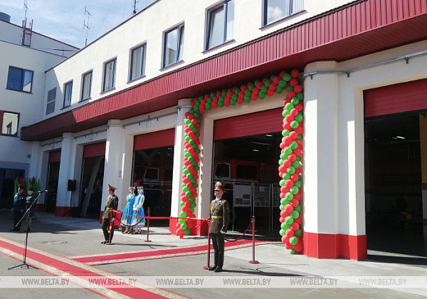 В Гомеле открыли новую пожарную часть и административно-тренировочный комплекс